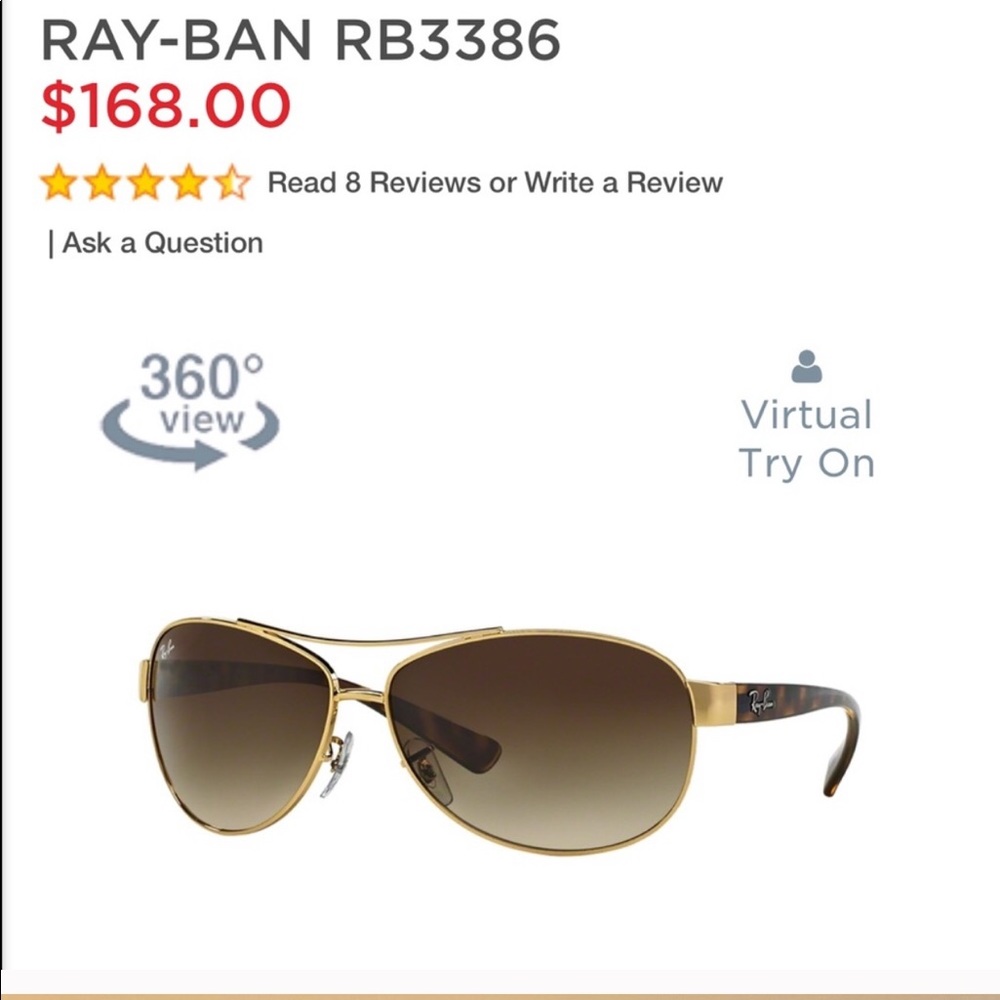 MOVING SALE: Ray Ban Aviators